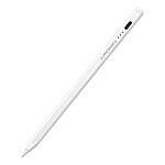 Apokin Stylet Tactile pour iPad / Smartphone Rechargeable USB-C avec Pointe Fine 1.5mm Blanc
