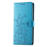 Avizar Étui Portefeuille pour Honor 600 Motif Floral avec Support Video Avizar Étui Portefeuille pour Honor 600 Motif Floral avec Support Video