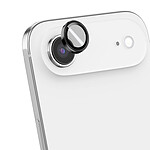 Blue Star Protection d'Objectif Caméra pour iPhone Air avec Applicateur Noir / Transparent