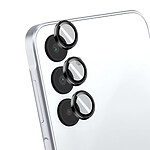 Blue Star Protection d'Objectif Caméra pour Galaxy A16 avec Applicateur Noir / Transparent