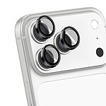 Blue Star Protection d'Objectif Caméra pour iPhone 17 Pro / 17 Pro Max avec Applicateur Noir / Transparent