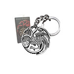 Le Trône de fer - Porte-clés métal Targaryen Sigil Gunmetal Le Trône de fer - Porte-clés métal Targaryen Sigil Gunmetal