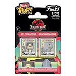 Jurassic Park - Pack 2 figurines Bitty POP! Velociraptor & Brachiosaurus 2 cm Jurassic Park - Pack 2 figurines Bitty POP! Velociraptor & Brachiosaurus 2 cm
