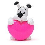 Astérix - Figurine Idéfix cœur rose 4,5 cm
