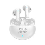 Blue Star Écouteurs TWS Bluetooth 6.0 avec Réduction de Bruit ANC et ENC Blanc Blue Star Écouteurs TWS Bluetooth 6.0 avec Réduction de Bruit ANC et ENC Blanc