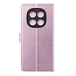 Mayaxess Étui Portefeuille 2 en 1 pour Redmi Note 15 Pro 4G avec Coque Détachable Rose champagne