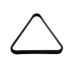 De Faugères Triangle de Billard pour Billes de 57 mm Jeu Américain ou Anglais Noir