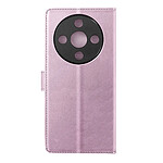 Mayaxess Étui Portefeuille 2 en 1 pour Honor Magic 8 Lite avec Coque Détachable Rose champagne