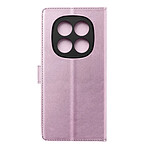 Mayaxess Étui Portefeuille 2 en 1 pour Redmi Note 15 Pro Plus 5G avec Coque Détachable Rose champagne