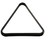De Faugères Triangle de Billard en Plastique Compatible avec les Billes de 50.8mm Noir