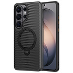 Avizar Coque pour Galaxy S26 Ultra Effet Carbone avec Anneau Magnétique Rotatif