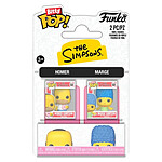 Les Simpson - Pack 2 figurines Bitty POP! H & M 2 cm