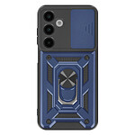Mayaxess Coque pour Samsung Galaxy A17 Antichocs MIL-STD 810G avec Anneau Support Bleu nuit Mayaxess Coque pour Samsung Galaxy A17 Antichocs MIL-STD 810G avec Anneau Support Bleu nuit