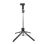 LinQ Trépied Perche Selfie Quadripode 2,20m avec Télécommande Bluetooth Noir LinQ Trépied Perche Selfie Quadripode 2,20m avec Télécommande Bluetooth Noir