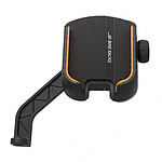 LinQ Support Téléphone Rétroviseur Scooter / Moto avec Pads de Protection 360° Noir