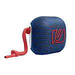 Muse Mini Enceinte Bluetooth Premium 5W avec Bass Boost Étanche IPX4 Bleu / Rouge