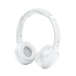 Muse Casque Audio Sans Fil Bluetooth avec Autonomie 45h et Micro Intégré Blanc
