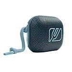 Muse Mini Enceinte Bluetooth Premium 5W avec Bass Boost Étanche IPX4 Bleu ciel