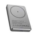 LinQ Powerbank MagSafe 10000mAh 15W et Filaire 22.5W avec 4 Témoins LED de Charge Gris