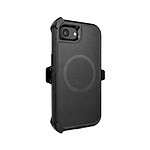 Eiger Coque MagSafe pour iPhone 16 avec Clip Ceinture Coins Renforcés Noir