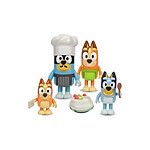 Bluey - Pack 4 figurines Bluey Lets Play Chef Pavlova Bluey - Pack 4 figurines Bluey Lets Play Chef Pavlova