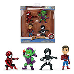 Marvel - Pack de 4 figurines Spider-Man 5 6 cm