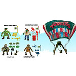 Tortues Ninja Classic - Pack de 4 figurines Tortues Ninja Classic Sewer Heroes avec Parachute Tortues Ninja Classic - Pack de 4 figurines Tortues Ninja Classic Sewer Heroes avec Parachute