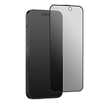 Partel Verre Trempé pour iPhone 13 / 13 Pro / 14 / 16e / 17e Anti-Espion Dureté 9H Noir transparent