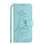 Avizar Étui Portefeuille pour Honor 600 Smart Motif Lotus Oriental avec Dragonne Avizar Étui Portefeuille pour Honor 600 Smart Motif Lotus Oriental avec Dragonne