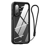 Redpepper Coque pour Galaxy A57 Étanche IP68 Protection Intégrale avec Dragonne Noir