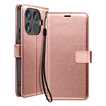 Mayaxess Étui Portefeuille pour Xiaomi 17T Pro avec Dragonne et Support Rose gold Mayaxess Étui Portefeuille pour Xiaomi 17T Pro avec Dragonne et Support Rose gold