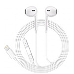 Avizar Écouteurs Filaires pour iPhone XS Lightning avec Micro intégré Blanc Avizar Écouteurs Filaires pour iPhone XS Lightning avec Micro intégré Blanc