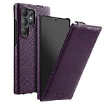 Melkco Étui pour Galaxy S26 Ultra Clapet Vertical Compatible MagSafe / Charge Qi2 Violet foncé Melkco Étui pour Galaxy S26 Ultra Clapet Vertical Compatible MagSafe / Charge Qi2 Violet foncé