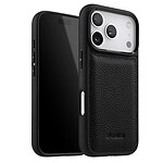 Melkco Coque pour iPhone 17 Pro Renforcée en Cuir Grainé avec Bords Surélevés Noir Melkco Coque pour iPhone 17 Pro Renforcée en Cuir Grainé avec Bords Surélevés Noir