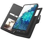 Mayaxess Étui Portefeuille pour Samsung Galaxy S20 Anti-RFID avec Coque Détachable Noir