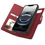 Mayaxess Étui Portefeuille pour iPhone 16e Protection Anti-RFID avec Coque Détachable Rouge Mayaxess Étui Portefeuille pour iPhone 16e Protection Anti-RFID avec Coque Détachable Rouge