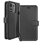 Mayaxess Etui Portefeuille pour Honor 600 avec Dragonne et Support Vidéo Noir
