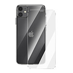 Mayaxess Pack Coque et Verre Trempé pour iPhone 11 Protection 360° et Anti-Chocs Transparent