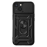 Mayaxess Coque pour iPhone 13 avec Cache Objectif Coulissant et Anneau Support Magnétique Noir Mayaxess Coque pour iPhone 13 avec Cache Objectif Coulissant et Anneau Support Magnétique Noir