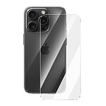 Mayaxess Coque et Verre Trempé pour iPhone 15 Pro Max Protection Intégrale Transparent