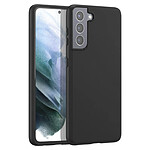 Mayaxess Coque en Silicone pour Galaxy S21 Finition Mate Antichoc Noir