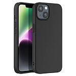 Mayaxess Coque pour iPhone 14 en Silicone Souple avec Protection Sobre et Antichoc Noir
