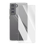 Mayaxess Pack Protection pour Galaxy S21 FE avec Coque et Verre Trempé 9H Antichoc Transparent Mayaxess Pack Protection pour Galaxy S21 FE avec Coque et Verre Trempé 9H Antichoc Transparent