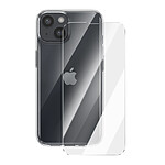 Mayaxess Pack Coque et Verre Trempé pour iPhone 14 Protection Anti-choc et Anti-rayures Transparent