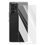 Mayaxess Pack de Protection pour Galaxy A53 5G avec Coque et Verre Trempé 9H Transparent
