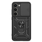 Mayaxess Coque pour Galaxy S23 avec Cache Caméra Coulissant et Bague Magnétique Noir Mayaxess Coque pour Galaxy S23 avec Cache Caméra Coulissant et Bague Magnétique Noir