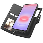 Mayaxess Étui Portefeuille pour Samsung Galaxy A37 Protection Anti-RFID avec Coque Détachable Noir