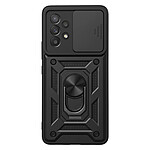 Mayaxess Coque pour Galaxy A53 5G avec Cache Objectif Coulissant et Anneau Magnétique Noir Mayaxess Coque pour Galaxy A53 5G avec Cache Objectif Coulissant et Anneau Magnétique Noir