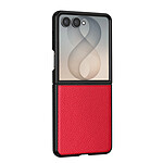 Avizar Coque pour Galaxy Z Flip 8 Pliable Effet Cuir Grainé avec Caméra Surélevé Avizar Coque pour Galaxy Z Flip 8 Pliable Effet Cuir Grainé avec Caméra Surélevé