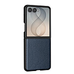 Avizar Coque pour Galaxy Z Flip 8 Pliable Effet Cuir Grainé avec Caméra Surélevé